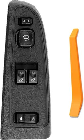 15883318 Front Driver Side Power Window Switch and Bezel Driver Side W/0 NO Folding Mirror Compatible with 2003-2007 Chevy Silverado & GMC Sierra 1500/2500/3500, Replaces# DWS-226, 920-023 in Kuwait