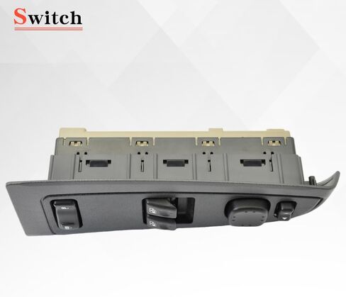 15883318 Front Driver Side Power Window Switch and Bezel Driver Side W/0 NO Folding Mirror Compatible with 2003-2007 Chevy Silverado & GMC Sierra 1500/2500/3500, Replaces# DWS-226, 920-023 in Kuwait