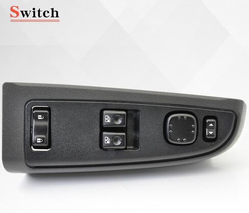 15883318 Front Driver Side Power Window Switch and Bezel Driver Side W/0 NO Folding Mirror Compatible with 2003-2007 Chevy Silverado & GMC Sierra 1500/2500/3500, Replaces# DWS-226, 920-023 in Kuwait