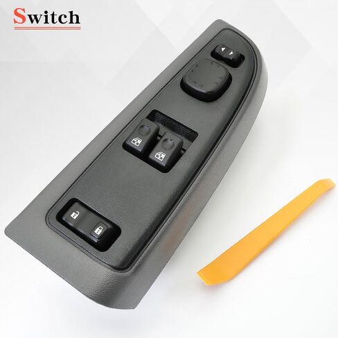 15883318 Front Driver Side Power Window Switch and Bezel Driver Side W/0 NO Folding Mirror Compatible with 2003-2007 Chevy Silverado & GMC Sierra 1500/2500/3500, Replaces# DWS-226, 920-023 in Kuwait