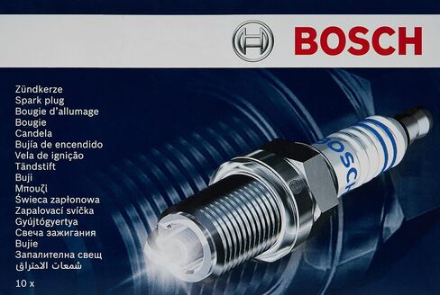 BOSCH 7422 OE Fine Wire Double Platinum Spark Plug - Pack of 10 in Saudi Arabia