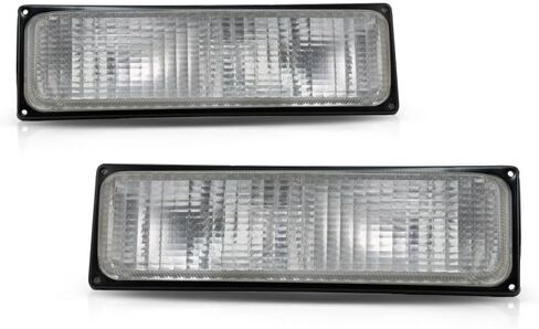 لعام 1988-1989 CHEVY C1500 سائق ضوء وقوف السيارات وزوج جانبي الراكب مع المصباح الأمامي لمصباح واحد مزدوج لـ GM2520103 in Saudi Arabia