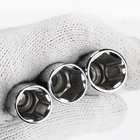 Emstar 10pcs 10 مم ، 1/4 "مقبس ضحل 1/4 بوصة محرك 10 مم 6 نقطة in Kuwait