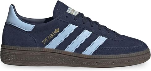 adidas Handball Spzl J Undefined's 70S Design Logo Contrasts Sole Trainers (Navy Blue, US 4) in Saudi Arabia