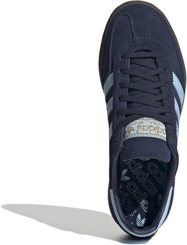 adidas Handball Spzl J Undefined's 70S Design Logo Contrasts Sole Trainers (Navy Blue, US 4) in Saudi Arabia