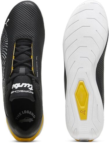 PUMA Mens Porsche Legacy Drift Cat Decima Sneaker, PUMA Mens Black-Sport Yellow, 12 in Saudi Arabia
