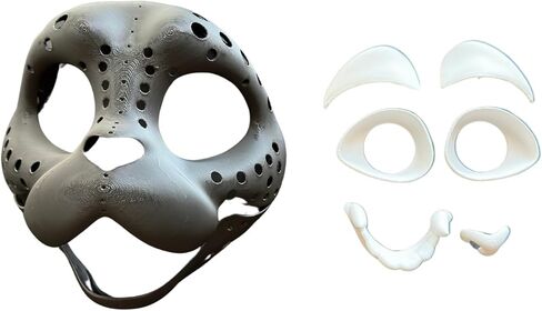 Persian Kitty Cat | Feline Fursuit Headbase | 3D Printed in PLA | Furry Mask | Includes Jaw, Eyes, Nose, Teeth in Saudi Arabia