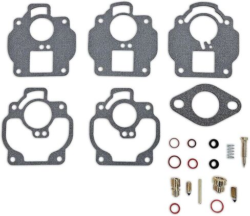 Economy Carburetor Kit Fits International Farmall Super A C Super C 100 130 Massey Ferguson TO30 TO35 F40 35 Harris 50 Oliver 66 77 Super 55 Tractor (For Carter Carbs) in Saudi Arabia