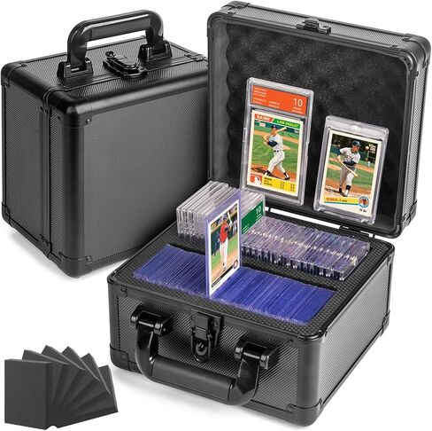 صندوق تخزين البطاقات المتدرج Pulchra ، علبة اللوادر ، صندوق التداول الرياضي ، Slab PSA MTG CSG BGS SGC Magnetic حامل ، صناديق تخزين جامع محمل للماء in Kuwait