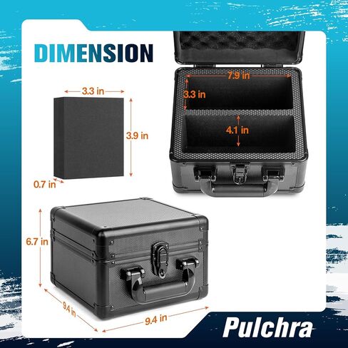 صندوق تخزين البطاقات المتدرج Pulchra ، علبة اللوادر ، صندوق التداول الرياضي ، Slab PSA MTG CSG BGS SGC Magnetic حامل ، صناديق تخزين جامع محمل للماء in Kuwait