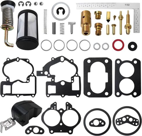 طقم إصلاح المكربن لـ Mercruiser Marine 2 Barrel 3.0L 4.3L 5.0L 5.7L مع تعويم بديلة 3304-9565A7 ، 3310-805924A2 ، 3310-864941A01 ، 1389-80607A2 ، 3310-806972A1 بواسطة ACUPRESS in Saudi Arabia