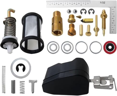 طقم إصلاح المكربن لـ Mercruiser Marine 2 Barrel 3.0L 4.3L 5.0L 5.7L مع تعويم بديلة 3304-9565A7 ، 3310-805924A2 ، 3310-864941A01 ، 1389-80607A2 ، 3310-806972A1 بواسطة ACUPRESS in Saudi Arabia