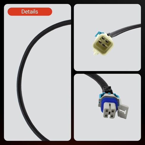 O2 Oxygen Sensor Extension Square for LS1 LS2 LS3 LS6 LS7 O2 Sensor Header Extension Harness 24 Inches 2 Pcs in Saudi Arabia