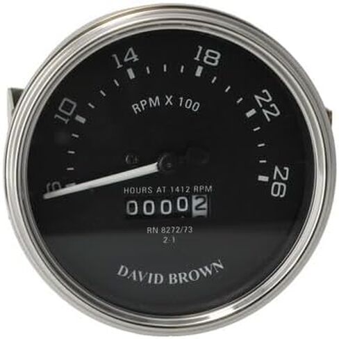 All States Tachometer Gauge with Logo Fits David Brown 885 1210 1212 1410 990 995 996 1412 K942227 K955273 K942232 in Kuwait