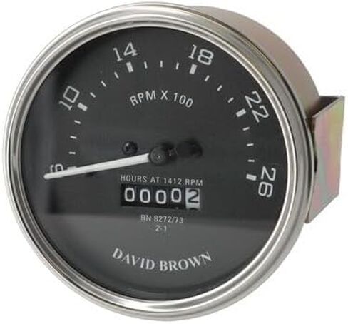 All States Tachometer Gauge with Logo Fits David Brown 885 1210 1212 1410 990 995 996 1412 K942227 K955273 K942232 in Kuwait