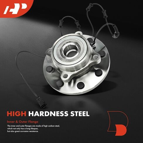 A-Premium 2 x Front Wheel Bearing and Hub Assembly with ABS & 8-Lug Compatible with Dodge Ram 1500 2006-2008, Ram 2500 2006-2008, Ram 3500 2006-2008, 4WD in Saudi Arabia