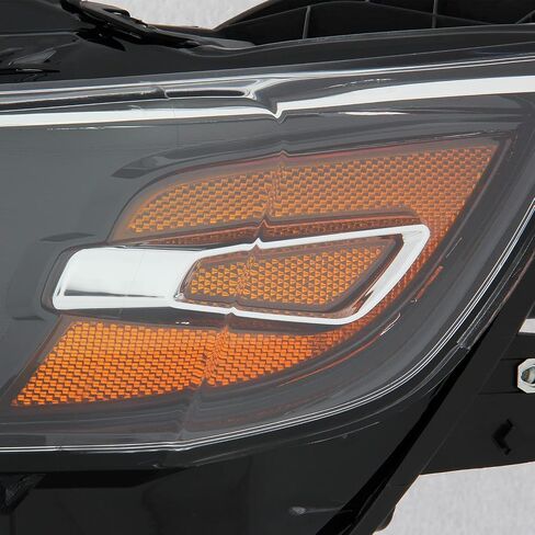 AKKON - FITS 2014-2020 CHEVY IMPALA [Halogen Style] Projector Black Plants Pair Driver Left + Passenger Right in Kuwait
