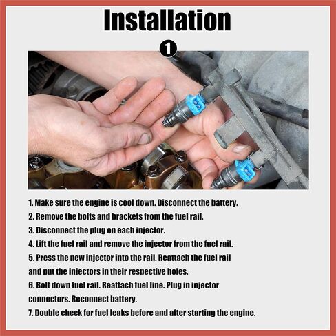 ACROPIX Fuel Injector - Car Inner 6 Holes Engnie Fuel Injectors - for Honda Generators Metal Black - 1 Pc Car Parts in Saudi Arabia