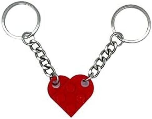 Brick Heart Keychain مجموعة من Mix/Match 17 Colors-Genuine "L" قطع الغيار-هدية مثالية! in Saudi Arabia