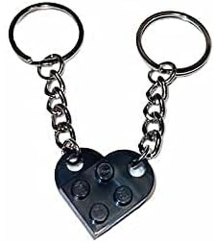 Brick Heart Keychain مجموعة من Mix/Match 17 Colors-Genuine "L" قطع الغيار-هدية مثالية! in Saudi Arabia