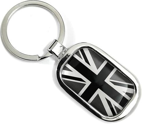 PTDECALS 1 PCS سبيكة المعادن المملكة المتحدة المملكة المتحدة GB Flag Union Jack keychain سيارة السيارات المركبة المنزل مدرسة مفتاح سلسلة المفاتيح 3.15 "x1.18" in Kuwait