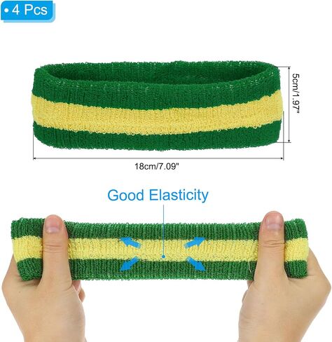 Batikil Sweatband Beachs ، Terry Cloth Gweat Band for Women Men Sports Basketic Gymy Gym in Kuwait