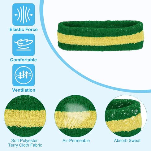 Batikil Sweatband Beachs ، Terry Cloth Gweat Band for Women Men Sports Basketic Gymy Gym in Kuwait