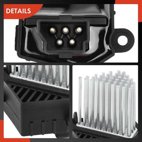A-premium الأمامية الأمامية HVAC سخان محرك ومجموعة المقاوم متوافقة مع سيارات BMW-320i/325CI/325i/325xi/330CI/330i/330xi 2001-2005 ، 323CI/328CI 2000 ، 323i/328i 1999 -2000 ، x3 2004-2010 ، m3 in Saudi Arabia