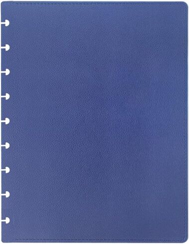 Medium Size Discbound Journal PU Leather Covers(1 Pair) Compatible with Circa Arc TUL and Happy Planner(Light Blue,Medium) in Saudi Arabia