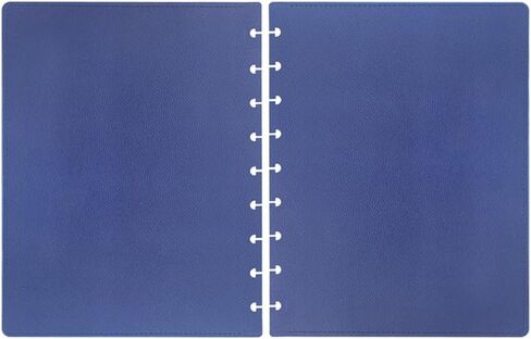 Medium Size Discbound Journal PU Leather Covers(1 Pair) Compatible with Circa Arc TUL and Happy Planner(Light Blue,Medium) in Saudi Arabia