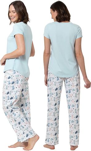 Pajamagram PJs للنساء مجموعة - بيجامات النساء ، كم قصيرة ، قطن 100 ٪ in Kuwait