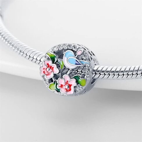Knitting Cat Mom Sister Safety Chain Travel Unicorn Ladybird Memorial Bead Pendant 925 Sterling Silver Dangle Compatible With Pandora Moments Charm Bracelet in Kuwait
