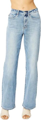 Judy Blue Women's High Waisted Straight Leg Jeans in Kuwait