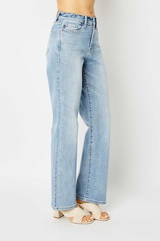 Judy Blue Women's High Waisted Straight Leg Jeans in Kuwait