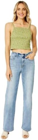 Judy Blue Women's High Waisted Straight Leg Jeans in Kuwait