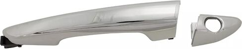 Set of 4 Chrome Exterior Door Handle with Covers with Key Hole Front & Rear Left & Right Compatible with Hyundai Sonata 2015-2019 Replace 82651C1010 82652C1010 in Saudi Arabia