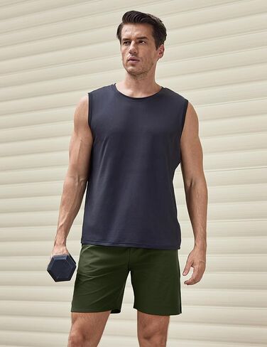 COOFANDY Men's 7" Athletic Shorts Quick Dry Gym Workout Shorts Lightweight Breathable Running Shorts with Pockets in Saudi Arabia
