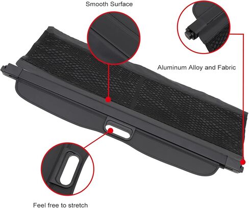 SCITOO Retractable Rear Cargo Cover Shade 2024 Fit for Lincoln Nautilus 2.0L Rear Trunk Retractable Security Shade Cover in Saudi Arabia