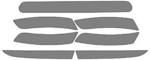 Precut Vinyl Tint Overlays for 2016-2021 Chevrolet Camaro Sidemarker, Reflector & Third Brake Light (20% Dark Smoke) in Saudi Arabia