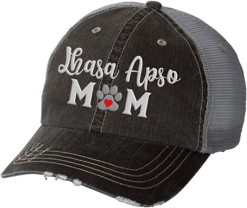 شركة Trenz Shirt Company Women's Embroidered Dog Mom Capball Cap Baseball Cap in Kuwait