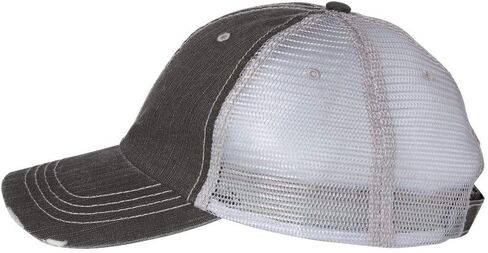 Trenz Shirt Company Women's Embroidered Dog Mom Distressed Baseball Cap in Saudi Arabia