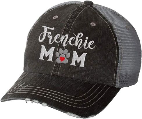 شركة Trenz Shirt Company Women's Embroidered Dog Mom Capball Cap Baseball Cap in Kuwait