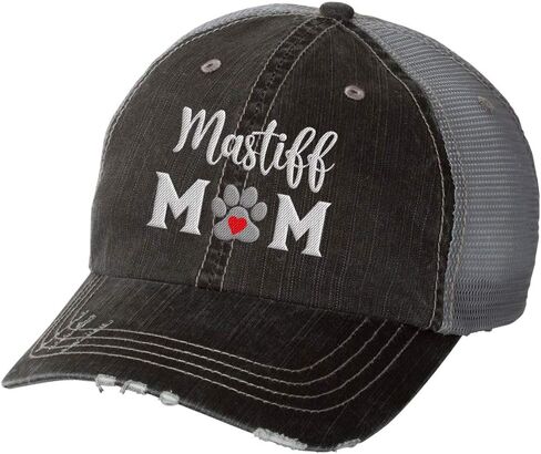 شركة Trenz Shirt Company Women's Embroidered Dog Mom Capball Cap Baseball Cap in Kuwait