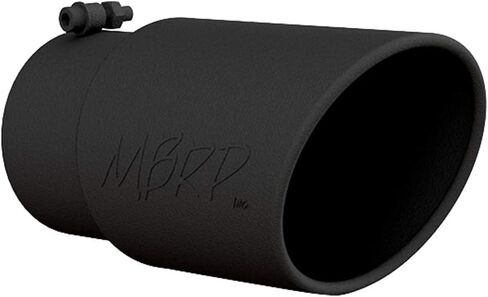 MBRP T5075BLK طرف العادم المطلي الأسود (6 "O.D. in Kuwait