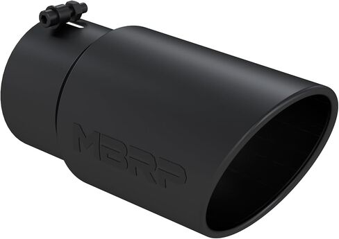 MBRP T5075BLK طرف العادم المطلي الأسود (6 "O.D. in Kuwait