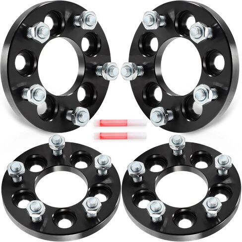SCITOO 4pcs 5x100 to 5x114.3 Wheel adapters 15mm Bore 67.1mm Studs 12x1.5 5Lug Wheel Spacers No Hubcentric Fit for Camry 1986-1991, for Celica 1993-2005, for Corolla 2003-2022, for Matrix 2003-2013 in Saudi Arabia