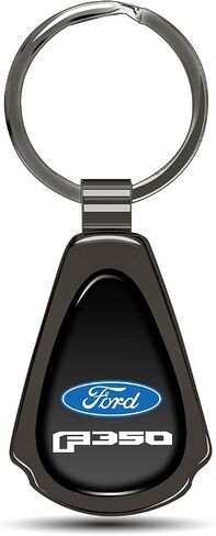 for Ford F350 Black Dome Metal Teardrop Key Chain in Saudi Arabia