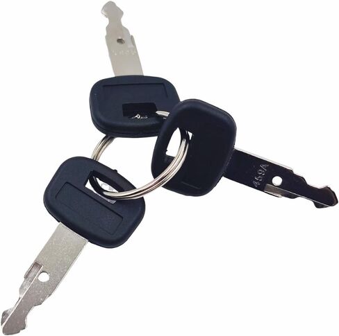 3Pcs Keys RC411-53933 ELI80-0101 459A for Kubota Mini Excavator Backhoe Skid Steer KX018-4 KX033-4 KX040-4 KX057-4 L39 L39TLB L45 L48 L48TLB M59 M62 SSV SVL R520 R630 U15 U17 U25S U35 in Saudi Arabia