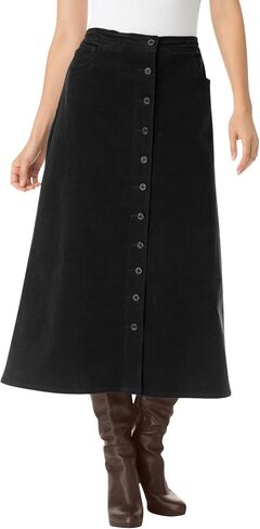 Woman Within Plus Size Corduroy Skirt in Kuwait