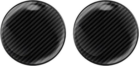4PCS Car Cup Holder Coasters, 2.75 Inch Carbon Fiber Insert Drink Coasters, Non-Slip Bottle Pad Embedded in Cup Mat, Universal Car Interior Accessories in Saudi Arabia